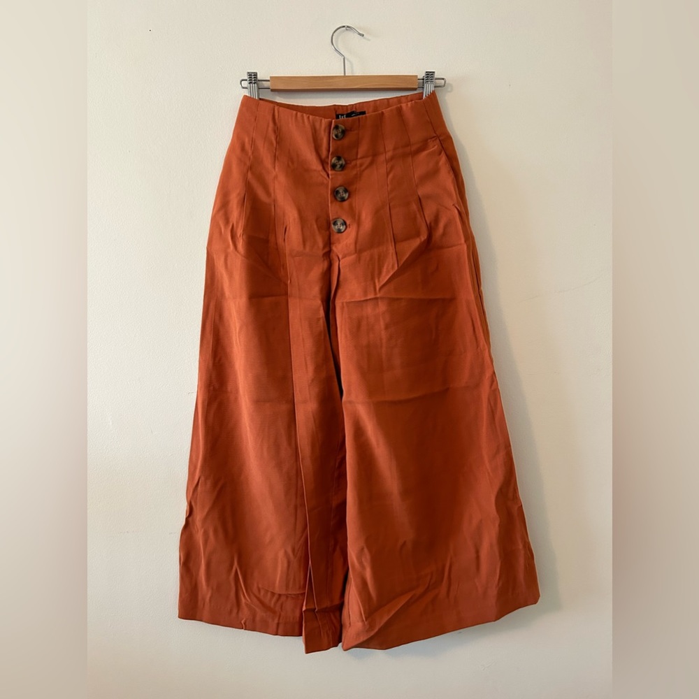 Orange Zara Culottes